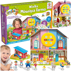 CAROTINA WIELKA MÓWIĄCA FARMA GRA ELEKTRONICZNA EDUKACYJNA LISCIANI