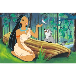 PUZZLE 600 ELEMENTÓW 40 LECIE TREFL - POCAHONTAS DISNEY UKŁADANKA 37605