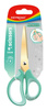 NOŻYCZKI SZKOLNE METALLIC POWŁOKA TYTANOWA ZAOKRĄGLONE 15.5cm KEYROAD