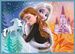 PUZZLE 4w1 KRAINA LODU FROZEN niezwykły świat ELZA ANNA OLAF TREFL 34381