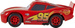 CARS AUTA SAMOCHODZIK ZYGZAK MCQUEEN Z NAPĘDEM PULL-BACK DISNEY MATTEL