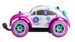 SAMOCHÓD ZDALNIE STEROWANY PIXIE AUTO R/C PILOT EXOST RÓŻOWY RETRO