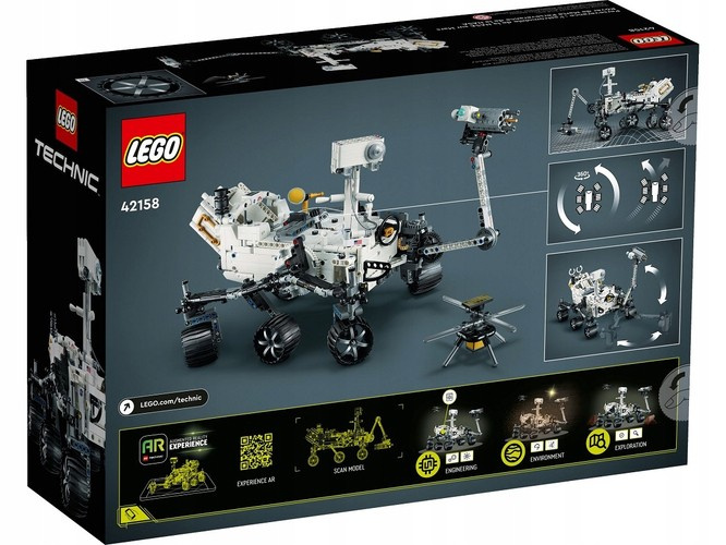 Lego technic marsjański łazik kosmiczny nasa klocki 42158 pojazd