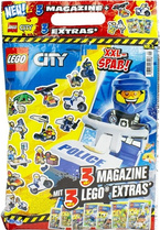 LEGO CITY XXL SPASS NR.1 GAZETKI 3 MAGAZYNY 3 DODATKI DO ZBUDOWANIA KLOCKI