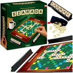 GRA PLANSZOWA SŁOWNA SZARADA SCRABLE JAWA RODZINNA NAUKA LITEREK EDUKACYJNA