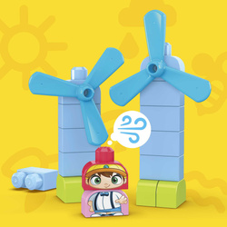 MEGA BLOKS KLOCKI KONSTRUKCYJNE DLA MALUCHA ECO HOUSE EKODOMEK 92 EL.