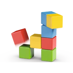 GEOMAG KLOCKI MAGNETYCZNE MAGICUBE FULL COLOR 25EL