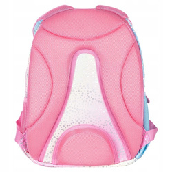 PLECAK SZKOLNY TRZYKOMOROWY ASTRABAG OMBRE TĘCZOWY GRADIENT