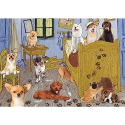 PUZZLE 500 ELEMENTÓW POKÓJ VAN GOGHA PSIA REWOLUCJA UKŁADANKA 37539 TREFL
