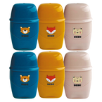 TEMPERÓWKA PODWÓJNA Z POJEMNIKIEM Z GUMKĄ 2w1 BB FRIENDS INTERDRUK - 6 szt.