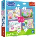 PUZZLE 4w1 ŚWINKA PEPPA UWIELBIA PRZYGODY UKŁADANKA 34672 TREFL