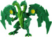 BAKUGAN NILLIOUS FIGURKA KOLEKCJONERSKA 3w1 ZIELONY DWUGŁOWY SMOK KARTY