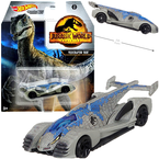 HOTWHEELS CHARACTER CARS JURASSIC WORLD DOMINION VELOCIRAPTOR 'BLUE'