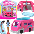 BARBIE LALECZKA KAMPER Z BASENEM AUTKO SAMOCHÓD ZMIENIA KOLOR MATTEL