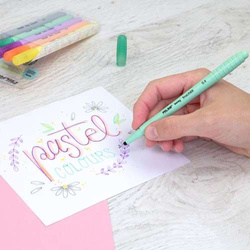 CIENKOPISY PISAKI PASTELOWE 0.4 MM 5 KOLORÓW SZKOLNE BIUROWE MILAN