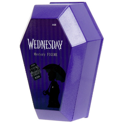 WEDNESDAY FIGURKA NIESPODZIANKA W TRUMNIE Z REKWIZYTEM MROCZNY GADŻET