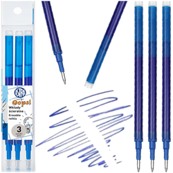 WKŁAD WYMAZYWALNY ŚCIERALNY NIEBIESKI ZENITH OOPS! 3szt