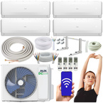 KLIMATYZATOR ŚCIENNY MULTISPLIT AUX FREEDOM 4 x 2,6 kW WIFi ZESTAW 3 MB