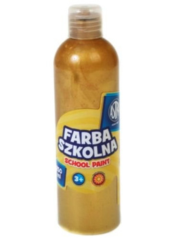 FARBA SZKOLNA ASTRA 250 ML - METALICZNA ZŁOTA