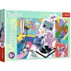 LILO I STICH PUZZLE 100 EL. WSPOMNIENIA LILO & STITCH UKŁADANKA TREFL 16473