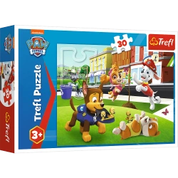 PUZZLE 30 ELEMENTÓW PSI PATROL PIESKI W AKCJI CHASE SKYE 18306 TREFL