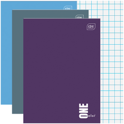 NOTES A7 W KRATKĘ 50 KARTEK 70g OKŁADKA UV INTERDRUK ONE COLOR - 3 szt.