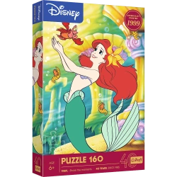 PUZZLE 160 ELEMENTÓW DISNEY MAŁA SYRENKA 40-LECIE UKŁADANKA TREFL 40056