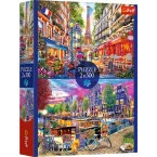 PUZZLE 2x500 ELEMENTÓW EUROPEJSKIE STOLICE PARYŻ AMSTERDAM 37496 TREFL