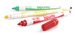 FLAMASTRY DWUSTRONNE 24K PISAKI BIPUNTA FIBRACOLOR