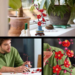 LEGO ICONS KWIAT ŚLIWY DRZEWKO W DONICZCE KLOCKI BOTANICAL 327 EL. 10369