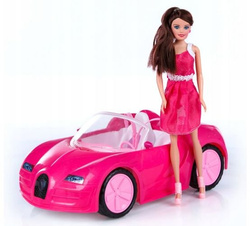 KABRIOLET AUTO DLA LALEK SAMOCHÓD CABRIO I LALKA