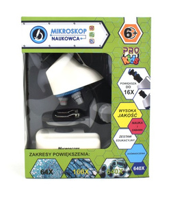 Edukacyjny MIKROSKOP MAŁY NAUKOWIEC doświadczenia CHEMIA dla najmłodszych