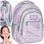 PLECAK SZKOLNY MŁODZIEŻOWY DERFORM BACKUP DLA DZIEWCZYNY PASTELOWY GRADIENT