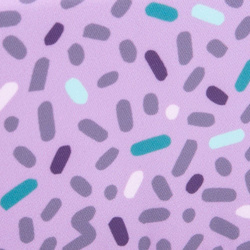 PIÓRNIK SZKOLNY SASZETKA USZTYWNIANA WODOODPORNY FIOLETOWY OXFORD