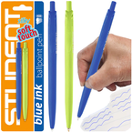 DŁUGOPIS ŻELOWY AUTOMATYCZNY ICO STUDENT 0.5mm NIEBIESKI WKŁAD 2 sztuki