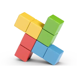 GEOMAG KLOCKI MAGNETYCZNE MAGICUBE FULL COLOR 25EL