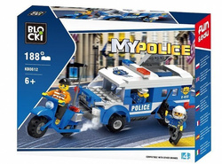 KLOCKI BLOCKI MYPOLICE POLICJA POŚCIG KB0612