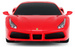 FERRARI 488 GTB SAMOCHÓD SPORTOWY ZDALNIE STEROWANY PILOT R/C 1:24 CZERWONY