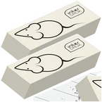 GUMKA DO ŚCIERANIA MAZANIA OŁÓWKA MYSZKA BIAŁA ELASTYCZNA INTERDRUK - 2 szt