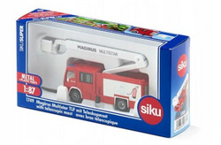 STRAŻ POŻARNA WÓZ STRAŻACKI MAGIRUS MULTISTAR WYSIĘGNIK SIKU 1749