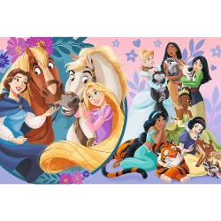 PUZZLE 24 ELEMENTY MAXI UŚMIECH PRZYJAŹNI KSIĘŻNICZKI UKŁADANKA 14379 TREFL