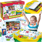 BIURKO STOLIK EDUKACYJNY Z GRAMI 10 GIER DLA DZIECI COCOMELON LISCIANI