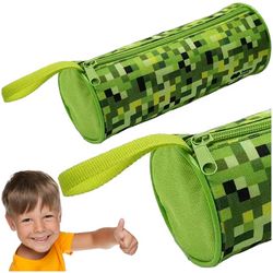 PIÓRNIK SZKOLNY TUBA Z ZAMKIEM PIXEL GAME GRA PIXI ZIELONY HAPPY COLOR