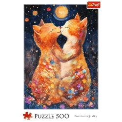 PUZZLE 500 ELEMENTÓW POCAŁUNEK W ŚWIETLE KSIĘŻYCA UKŁADANKA 37546 TREFL