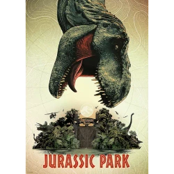 PUZZLE 1000 EL. PARK JURAJSKI DINOZAUR UKŁADANKA PREMIUM PLUS TREFL 10883