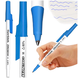 DŁUGOPIS PAPER MATE KILOMETRICO NIEBIESKI ZE SKUWKĄ 1mm - 20 szt.