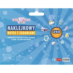 KOCI DOMEK GABI NAKLEJKI NAKLEJKOWY NOTES Z ZADANIAMI 32 STRONY TREFL
