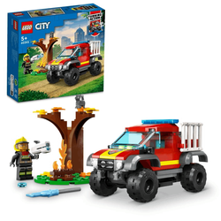 LEGO CITY WÓZ STRAŻACKI MISJA RATUNKOWA -  97 KLOCKÓW 60393