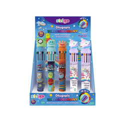 DŁUGOPIS WIELOKOLOROWY AUTOMATYCZNY 10w1 UFO MONSTER JEDNOROŻEC