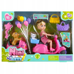 LALKA FIGURKA NINI LOVE SKUTER MEGA CREATIVE